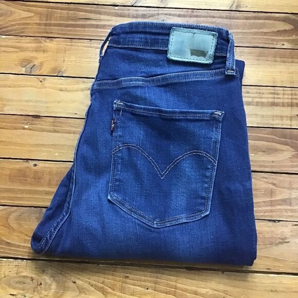 LEVIS jeans high rise skinny blue stretchy size 30 - Picture 5 of 14